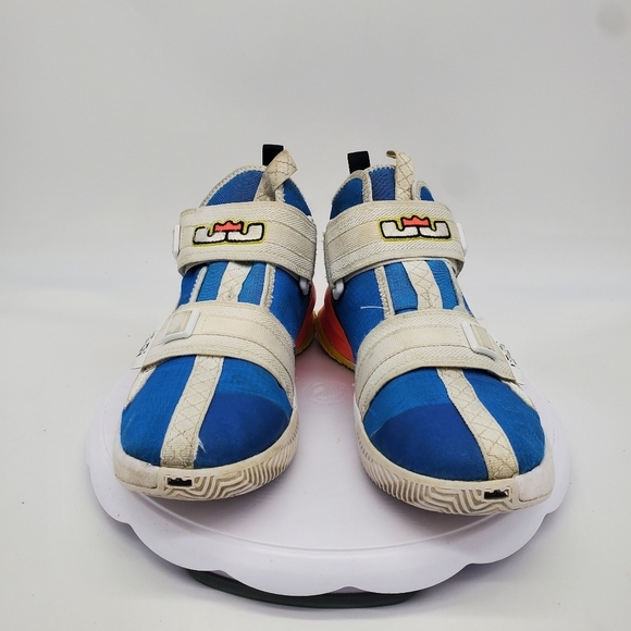 Nike Shoes Youth 6 Women's 7.5 LeBron James Soldier 13 XIII SFG Blue Crimson - Picture 2 of 8